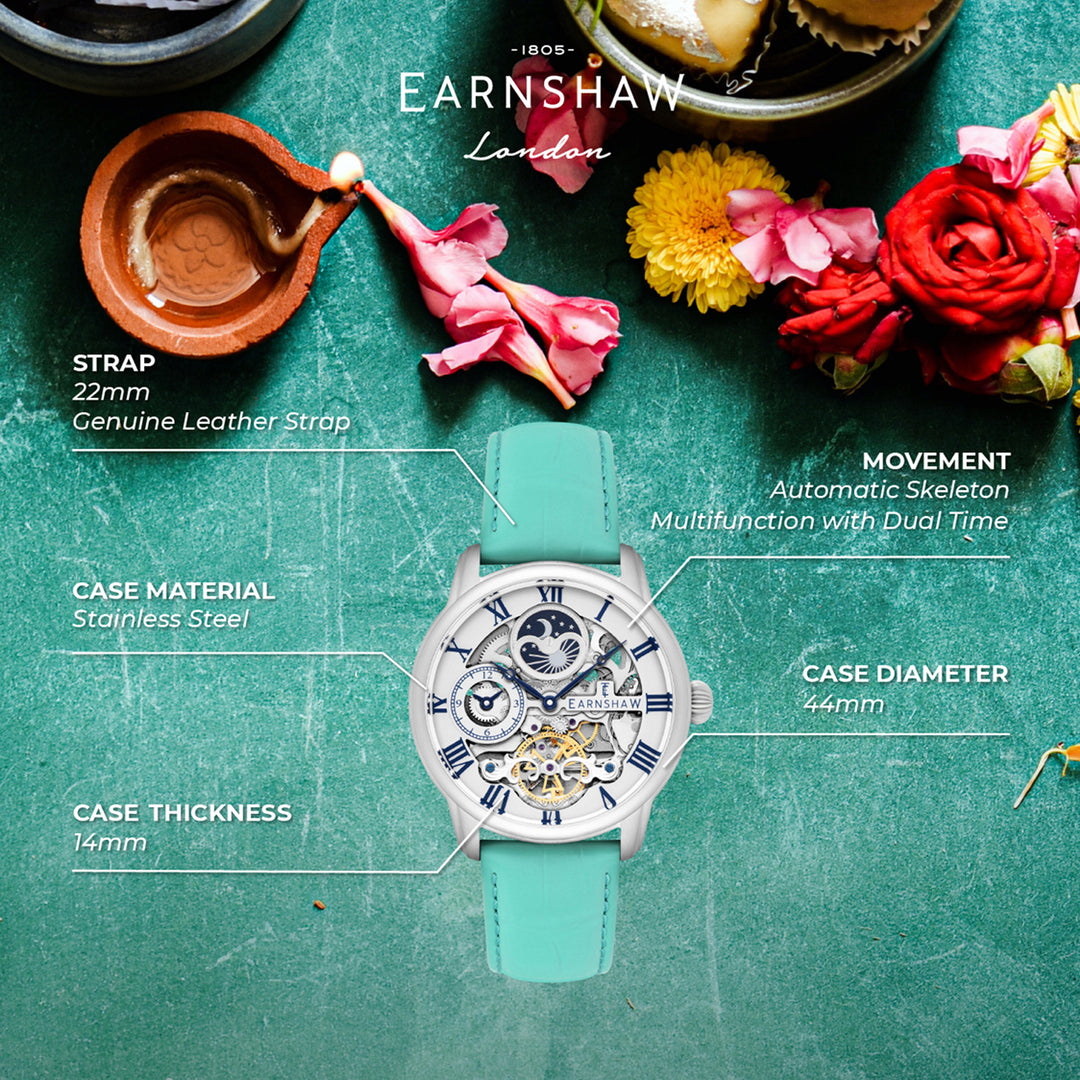 Longitude Diwali Edition Dual Time Men's Watch -  ES-8006-0B
