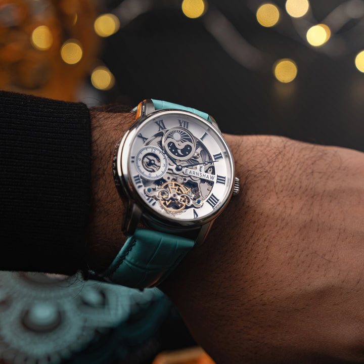 Longitude Diwali Edition Dual Time Men's Watch -  ES-8006-0B
