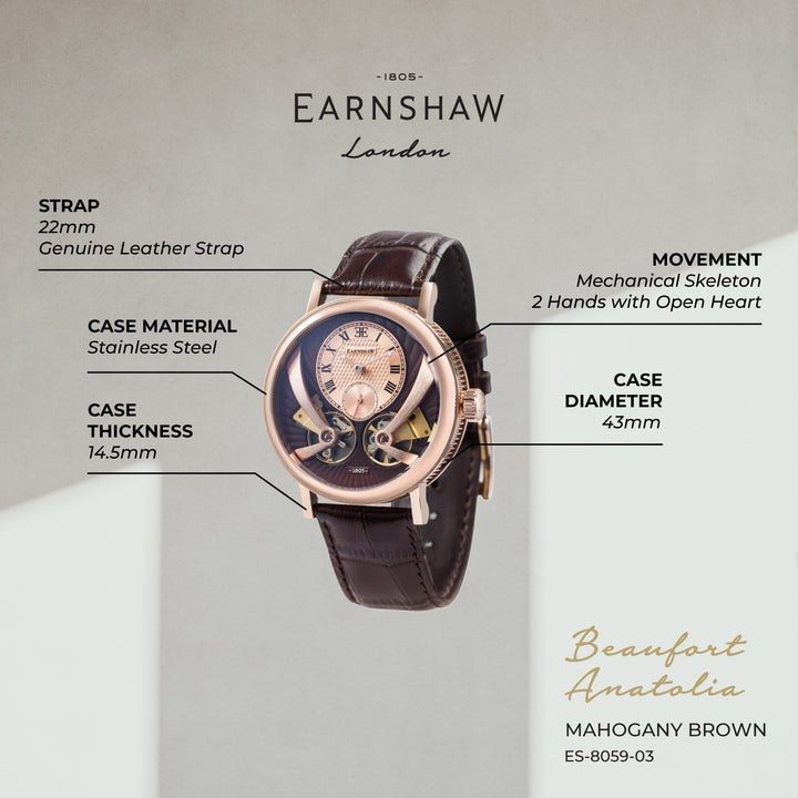 Beaufort Anatolia Automatic 40 Jewels Men's Watch -  ES-8059-03