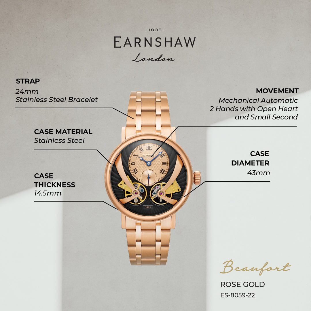 Beaufort Automatic 40 Jewels Men's Watch -  ES-8059-22