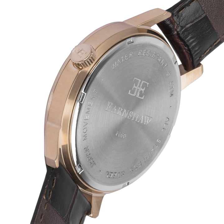 Cornwall Sweep Second Quartz Retrograde Multifunction Silver Round Dial Men&