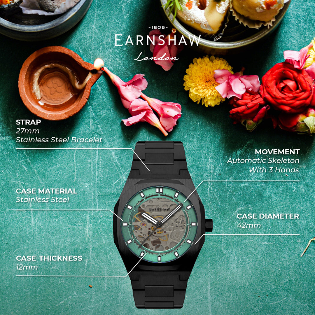 Drake Diwali Edition Automatic Men's Watch -  ES-8142-AA