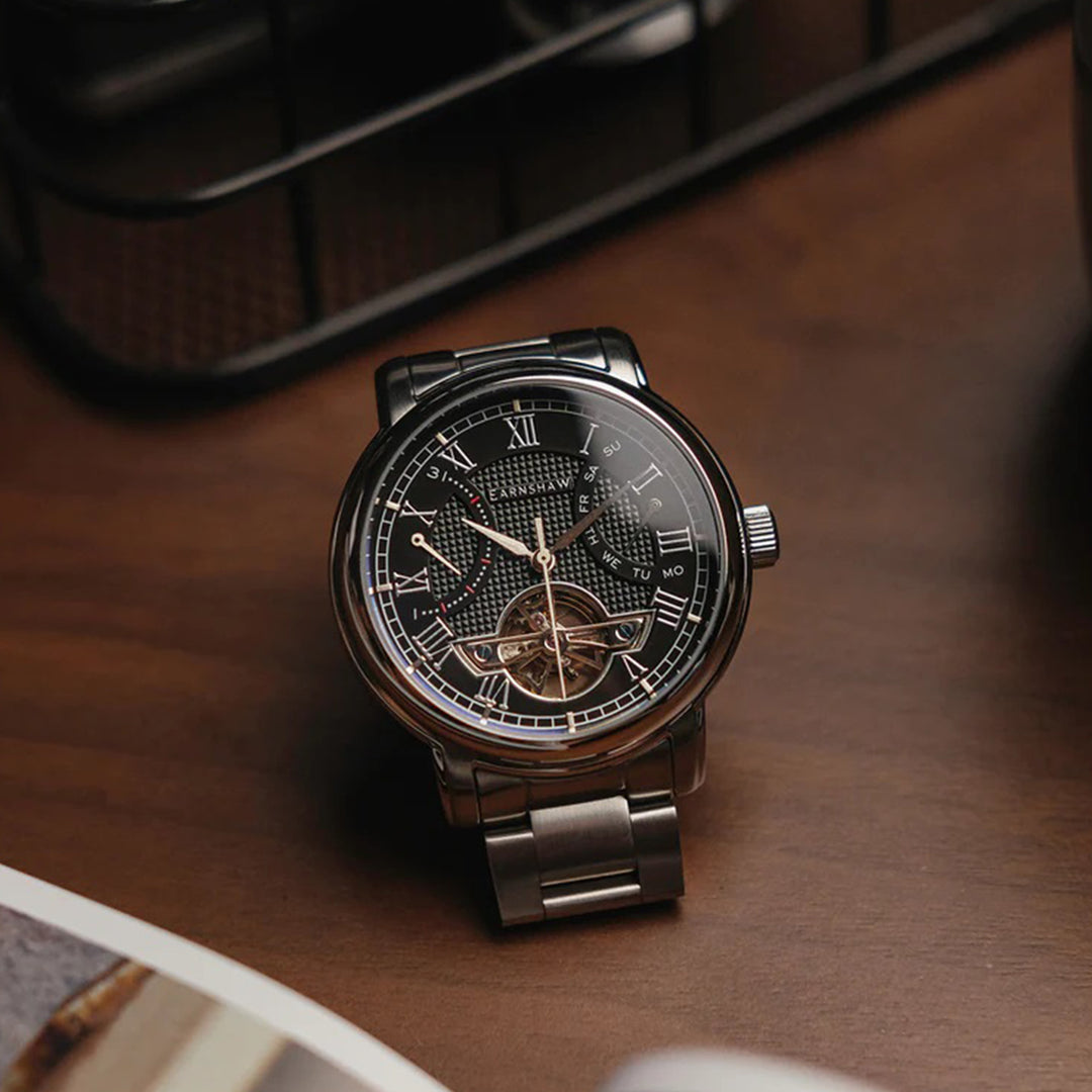 Longcase Double Retrograde Multifunction Men's Watch -  ES-8169-11