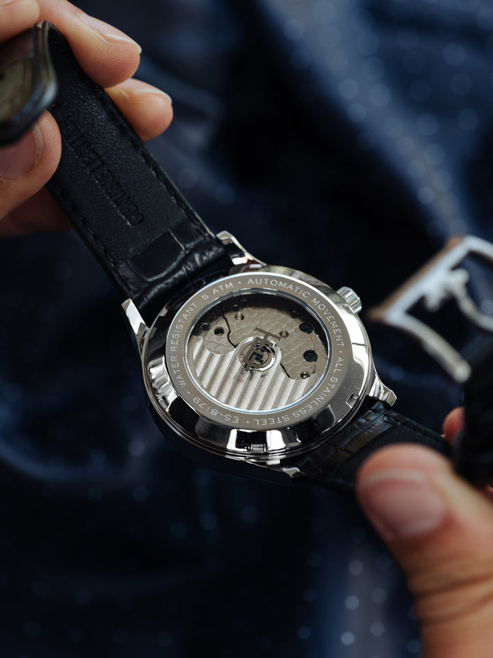 Scientists Faraday Double Barrel Automatic 40 Jewels Men's Watch -  ES-8179-01