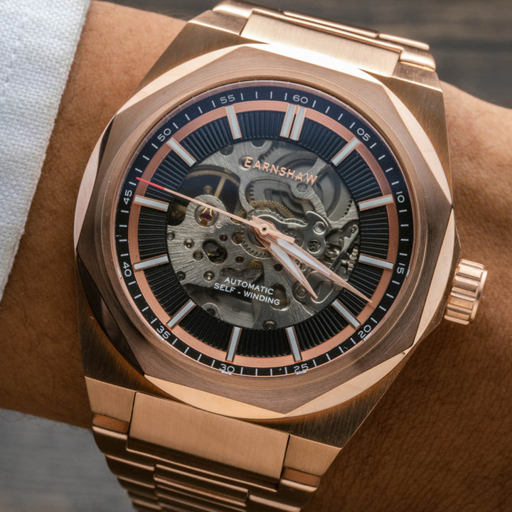 Automatic Skeleton Men's Watch - ES-8182-BB