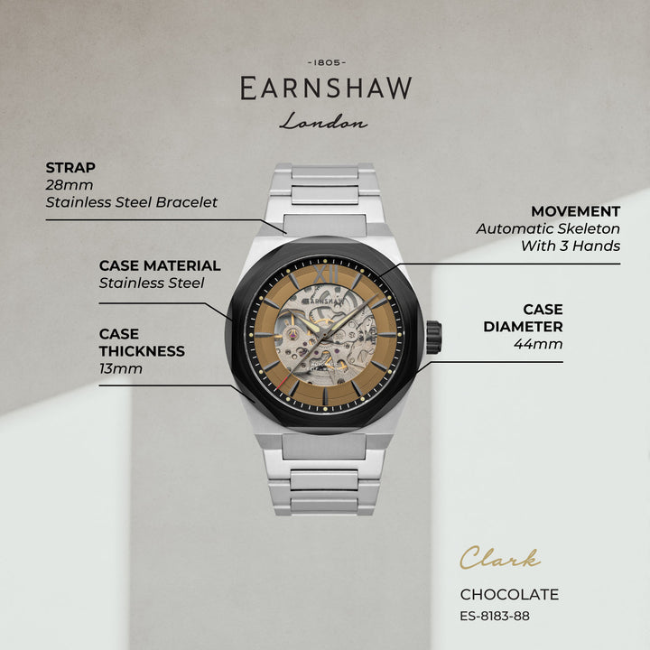 Automatic Skeleton Men's Watch - ES-8183-88