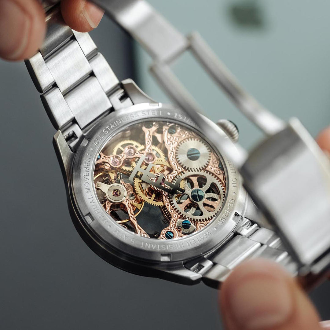 Mechanical Automatic Skeleton Men's Watch - ES-8189-11