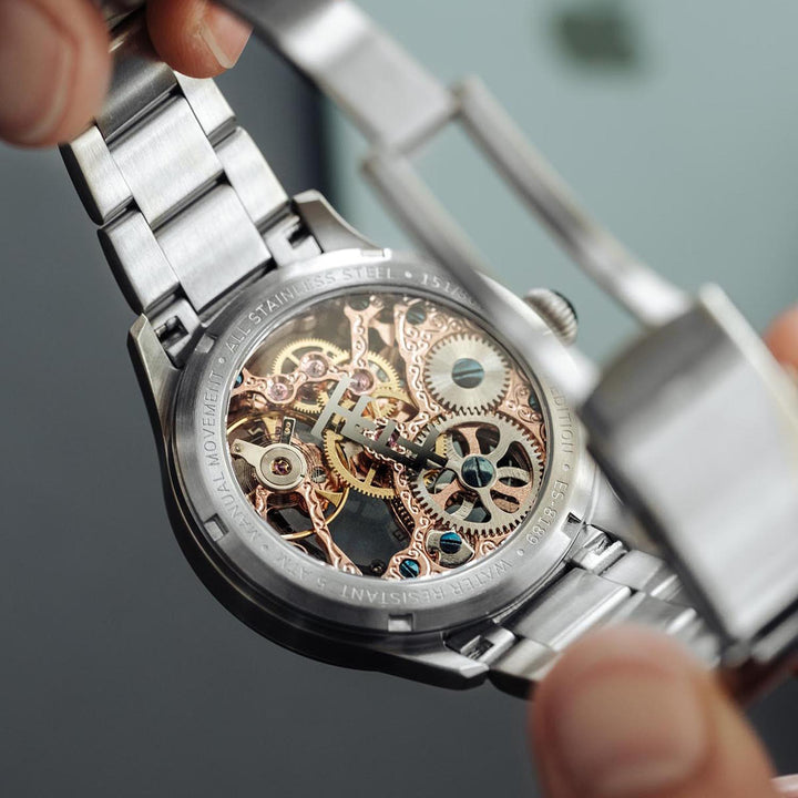 Mechanical Automatic Skeleton Men's Watch - ES-8189-11