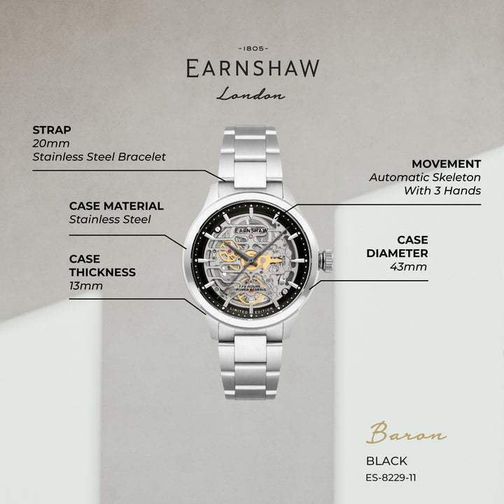 Baron Automatic Men's Watch -  ES-8229-11