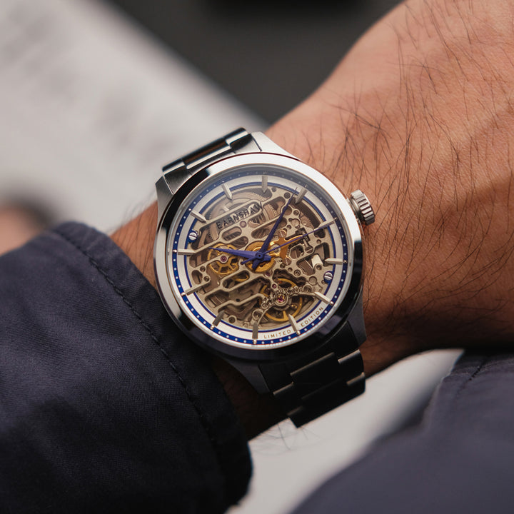 Limited Edition Automatic Skeleton 72 Hours Power Reserve Men's Watch - ES-8229-22