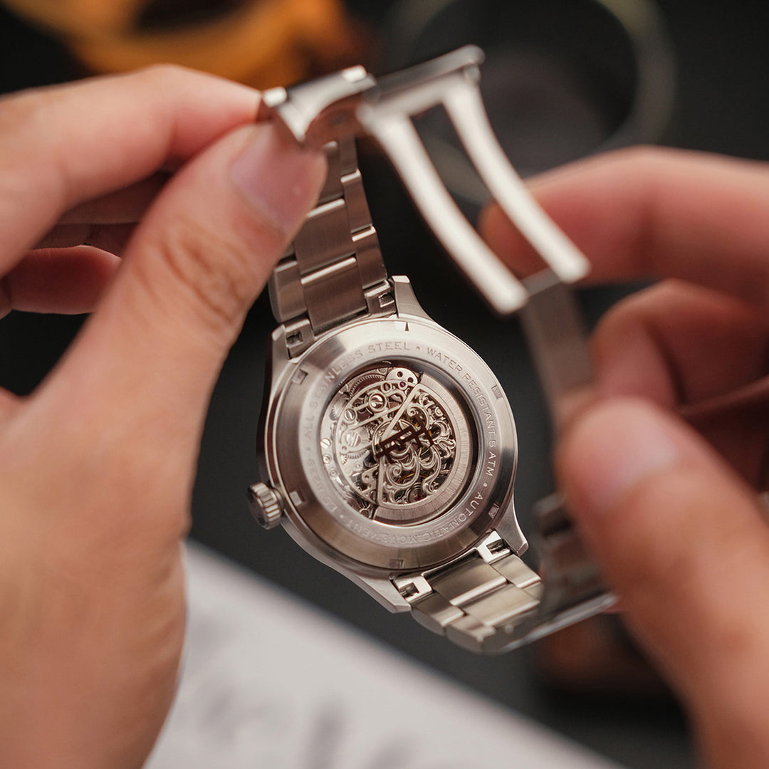 Limited Edition Automatic Skeleton 72 Hours Power Reserve Men's Watch - ES-8229-22
