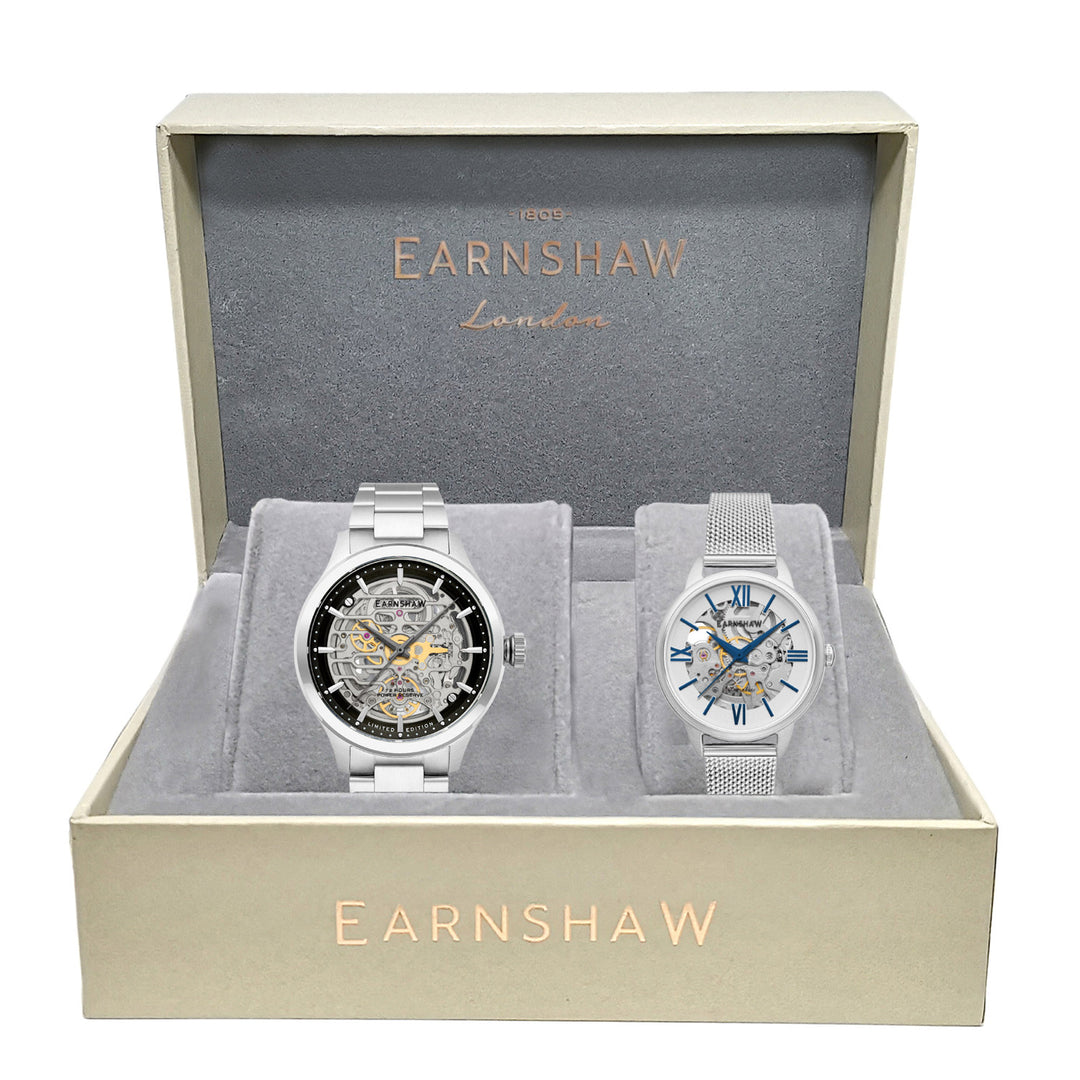 72 hours Power Reserve Automatic Couple Watch - ES-8229-SET-02