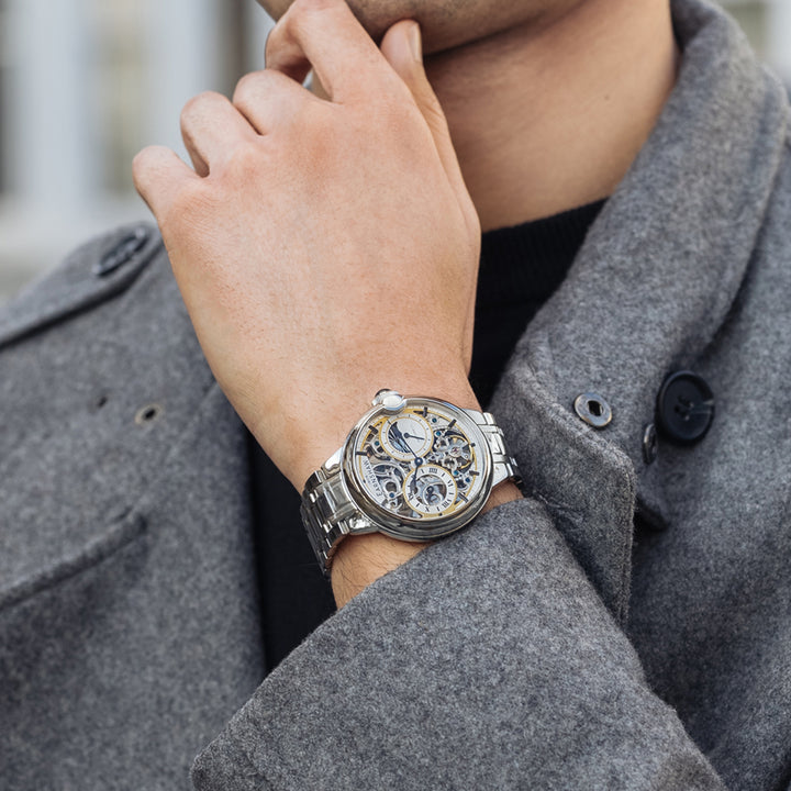 Barallier Dual Time Men's Watch -  ES-8242-11