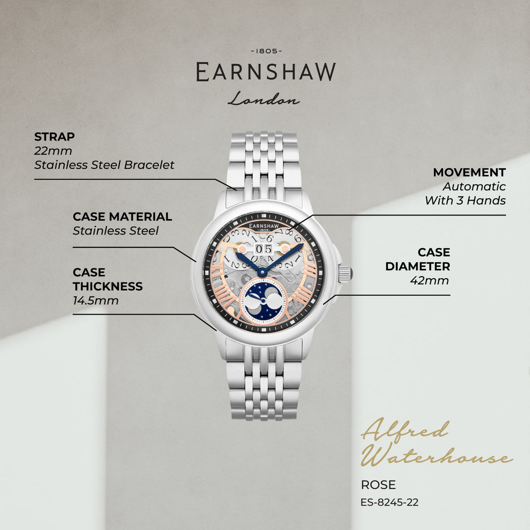 Waterhouse Moonphase Men's Watch -  ES-8245-22
