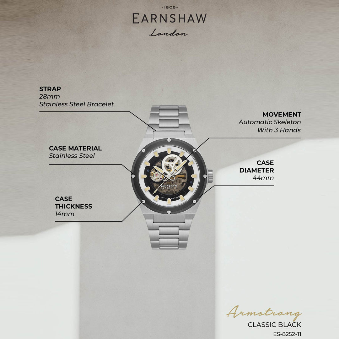 Armstrong Open Heart Automatic Men's Watch -  ES-8252-11