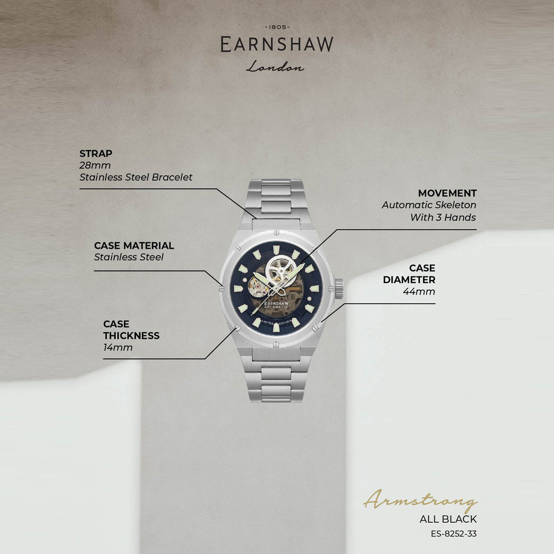 Armstrong Open Heart Automatic Men's Watch -  ES-8252-33