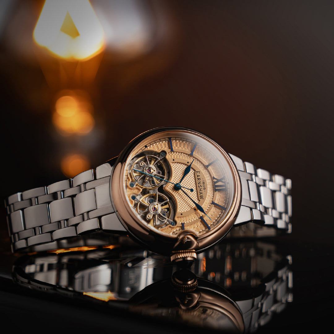 Barralier Double Heart Automatic Men's Watch -  ES-8266-55