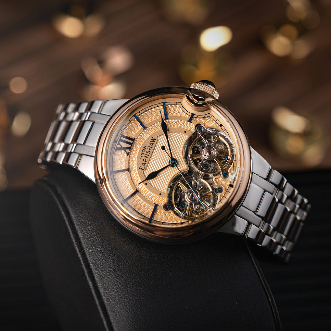 Barralier Double Heart Automatic Men's Watch -  ES-8266-55