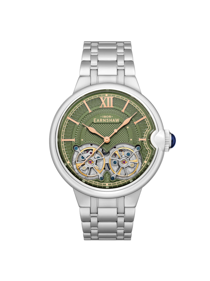 Barralier Double Heart Automatic Men's Watch -  ES-8266-77