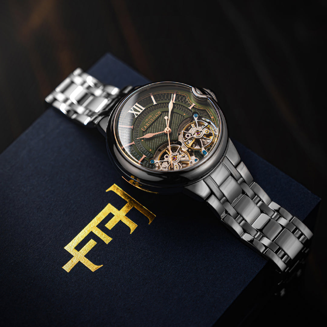 Barralier Double Heart Automatic Men's Watch -  ES-8266-77