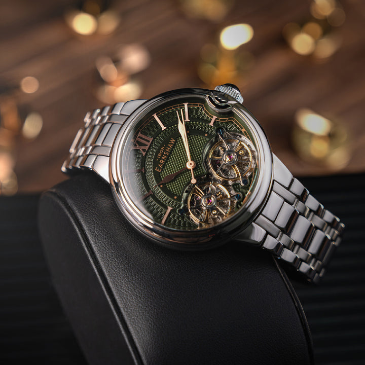 Barralier Double Heart Automatic Men's Watch -  ES-8266-77