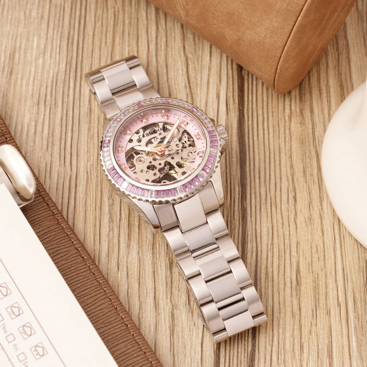 Ladies Martineau Automatic Skeleton Women's Watch -  ES-8275-33