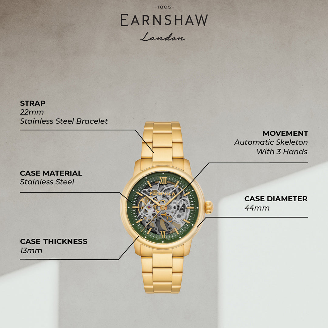 Cornwall Skeleton Automatic Men's Watch -  ES-8290-33