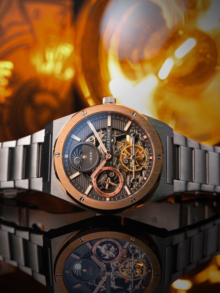 Drake Dual Time & Moonphase Automatic Men's Watch -  ES-8291-44