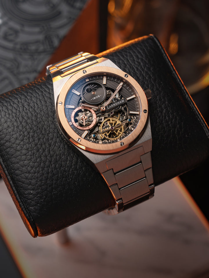Drake Dual Time & Moonphase Automatic Men's Watch -  ES-8291-44