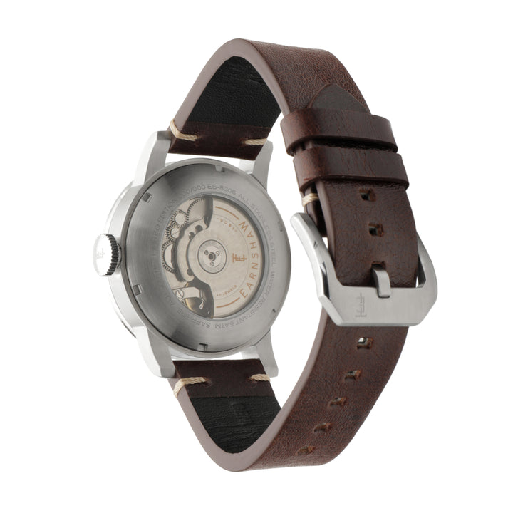 Beaufort Power Reserve Dual Time Automatic Round Dial Men's Watch - ES-8306-08