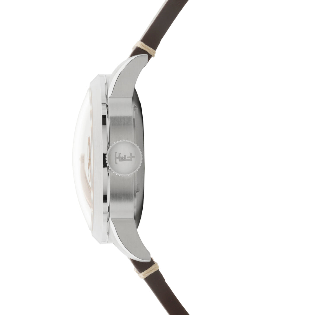 Beaufort Power Reserve Dual Time Automatic Round Dial Men's Watch - ES-8306-08