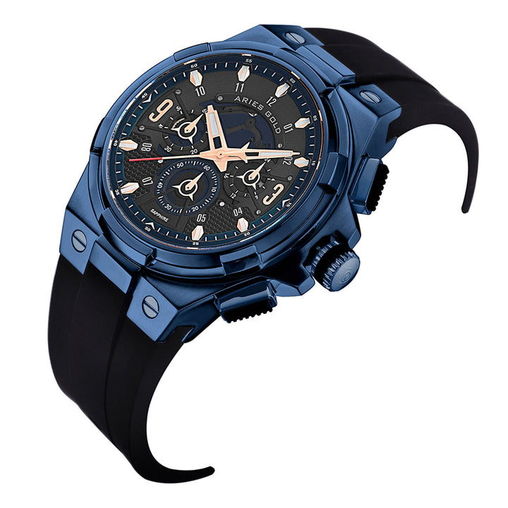 Lightning Quartz Men's Watch - G 7016 BU-BURG