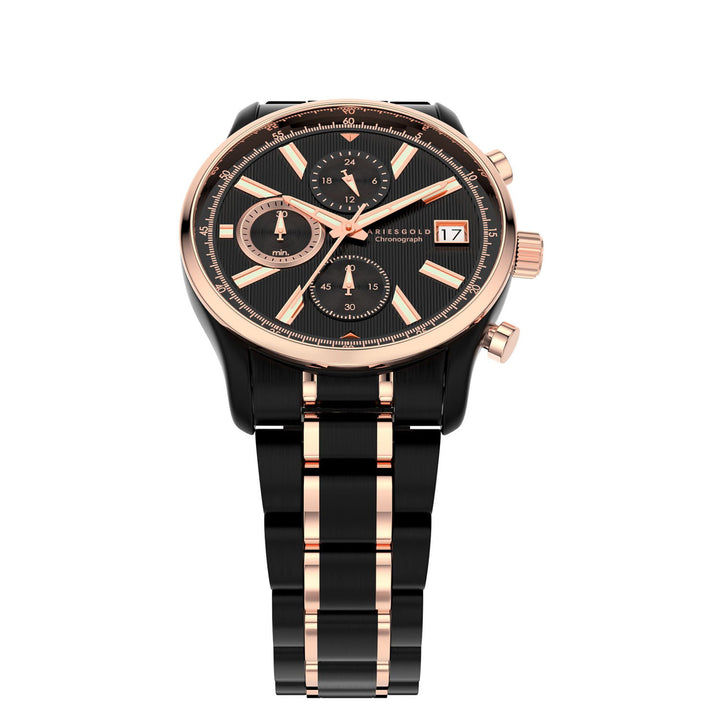 Champion 7020 Chronograph Men's Watch -  G 7020 BKRG-BKRG