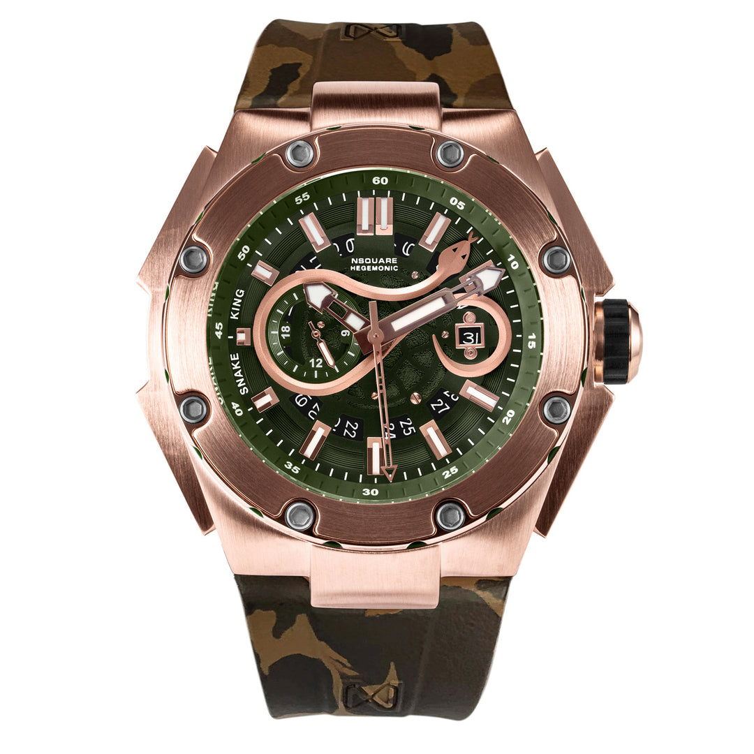 Snakeking Multifunction 21 Jewels Men's Watch - G0471-N10.11 Camo