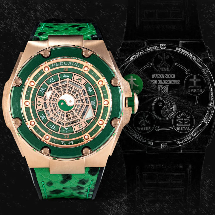 Five Elements Automatic 21 Jewels Men's Watch - G0473-N59.2