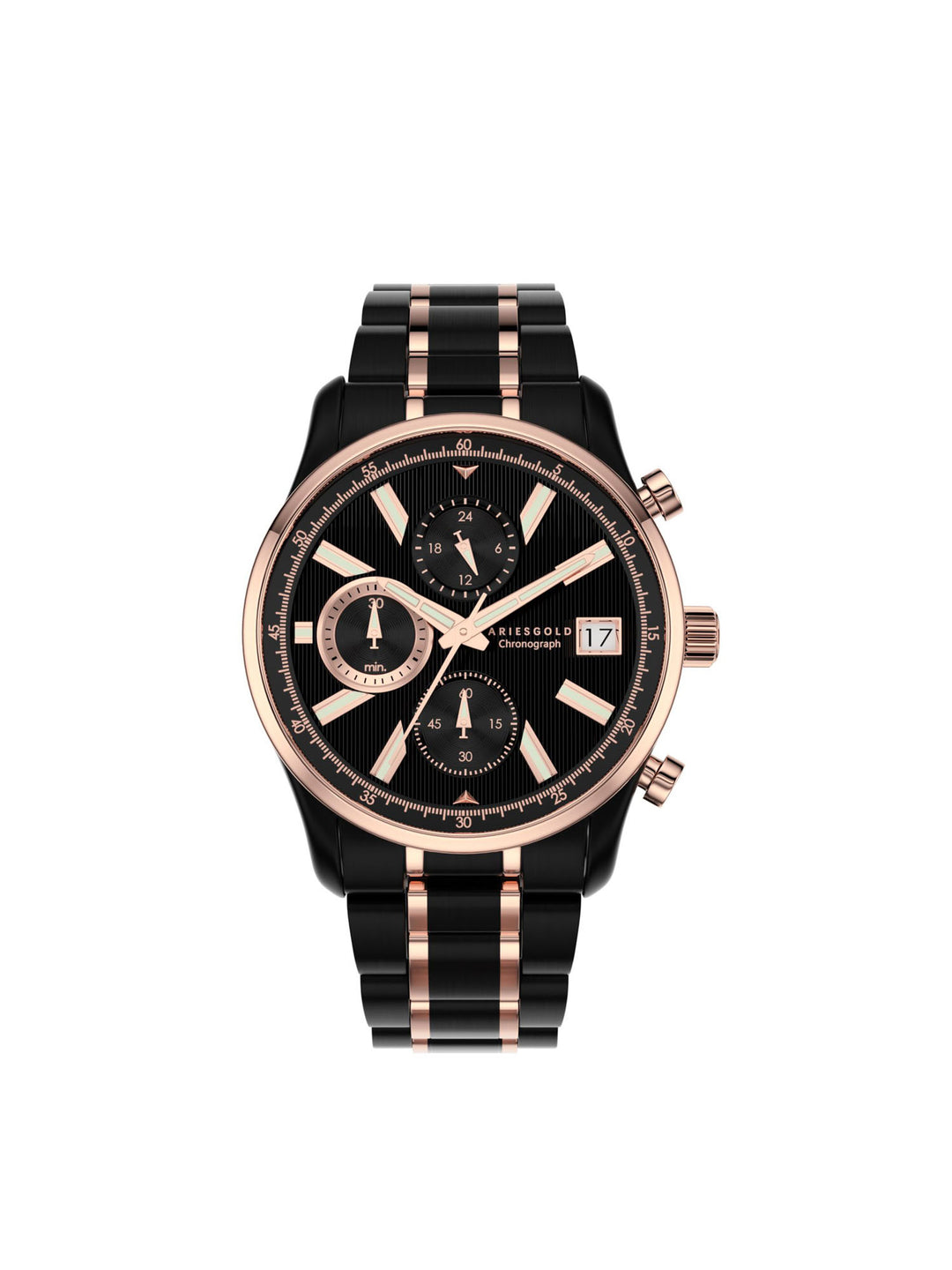 Champion 7020 Chronograph Men's Watch -  G 7020 BKRG-BKRG