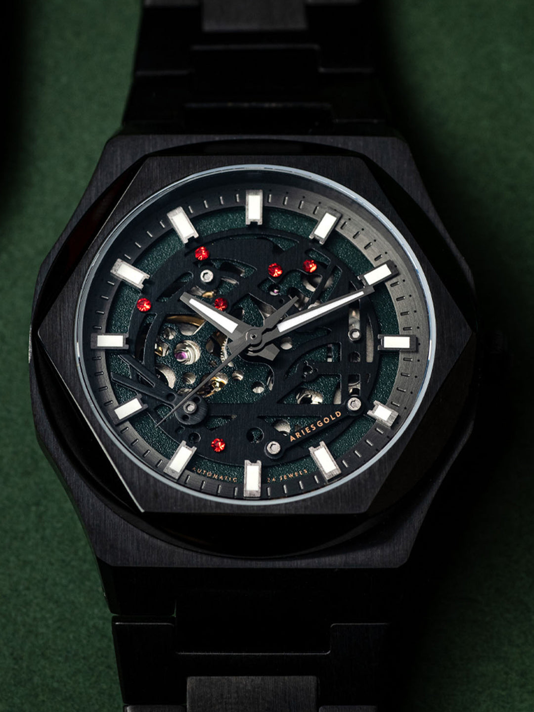 The Voltanic Automatic Men's Watch -  G 9031 BK-GN