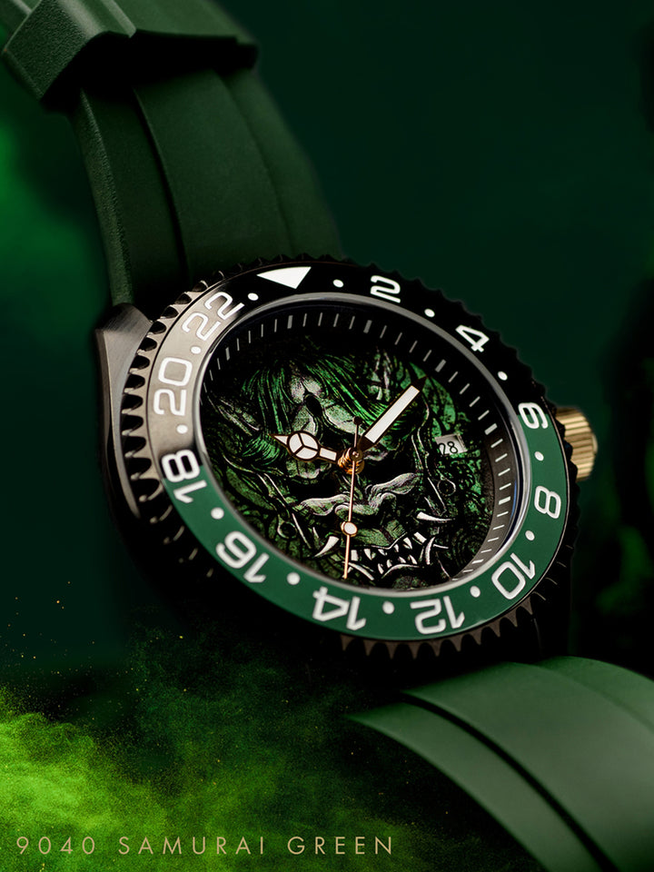 Limited Edition Samuari Automatic Men's Watch -  G 9040 SAM-GN