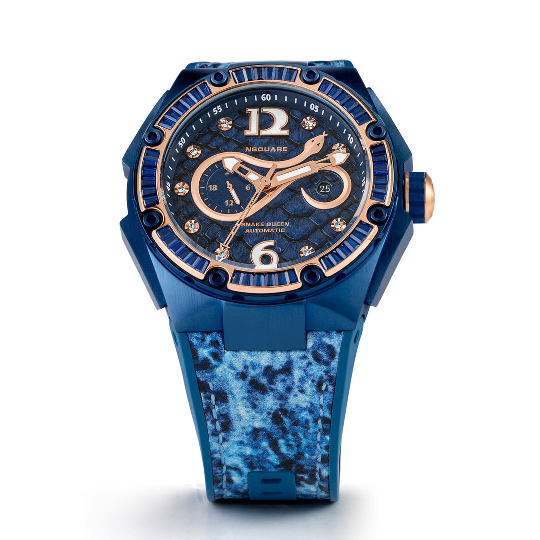 Snakequeen Automatic Swarovski Crystal Women's Watch - L0471-N11.10