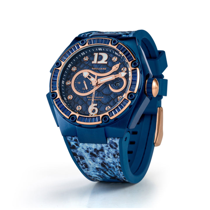 Snakequeen Automatic Swarovski Crystal Women's Watch - L0471-N11.10
