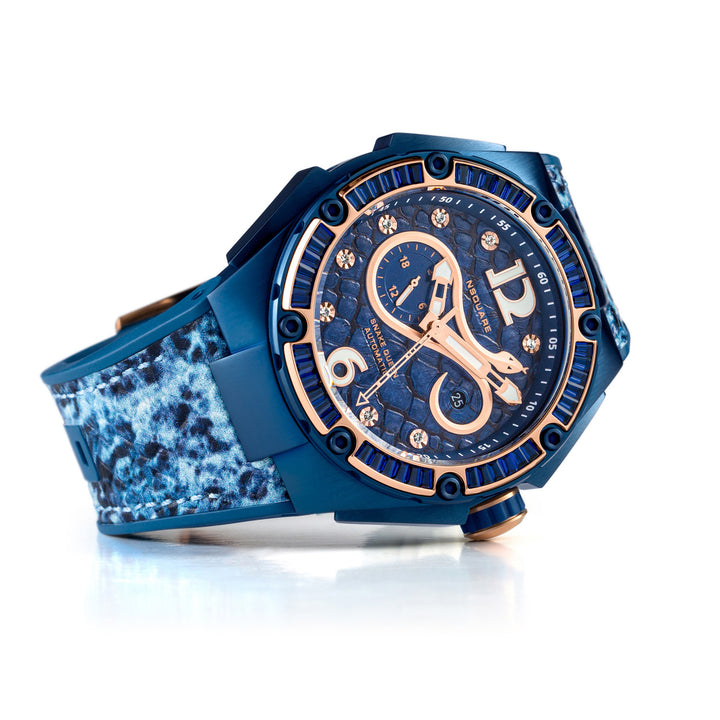 Snakequeen Automatic Swarovski Crystal Women's Watch - L0471-N11.10