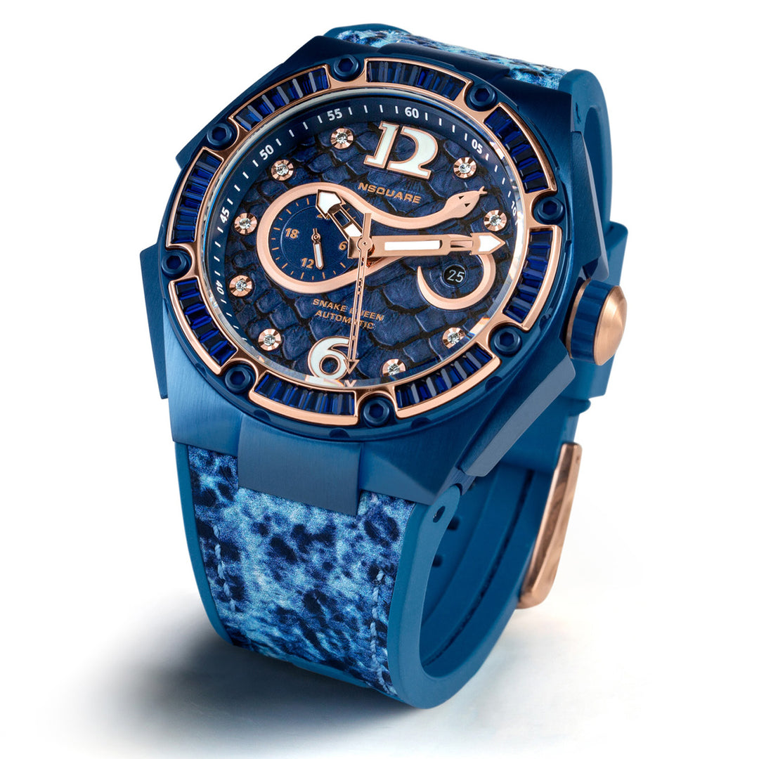 Snakequeen Automatic Swarovski Crystal Women's Watch - L0471-N11.10