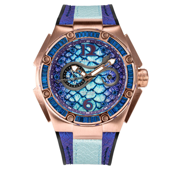 Snakequeen Automatic Swarovski Crystal Women's Watch - L0471-N11.13