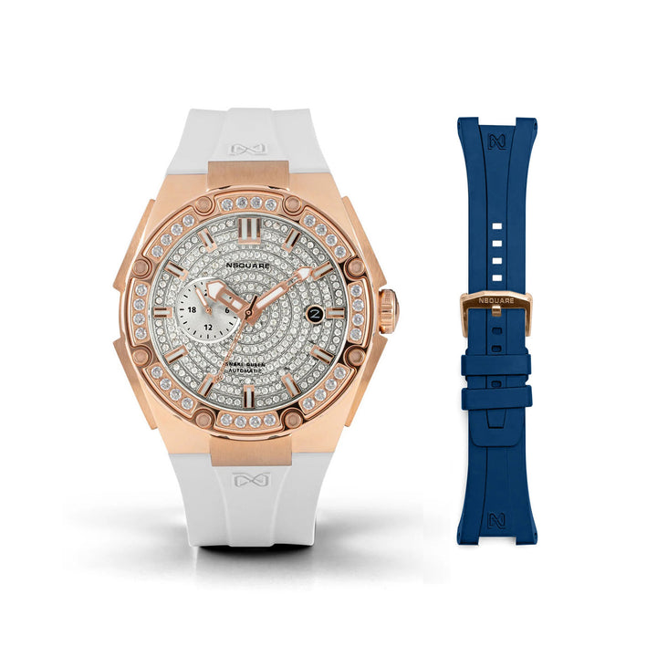 Dazz Multifunction Swarovski Crystals Women's Watch - L0472-N48.13