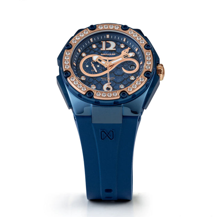 Snakequeen 39 mm Automatic Swarovski Crystal Women's Watch - L0472-N48.12