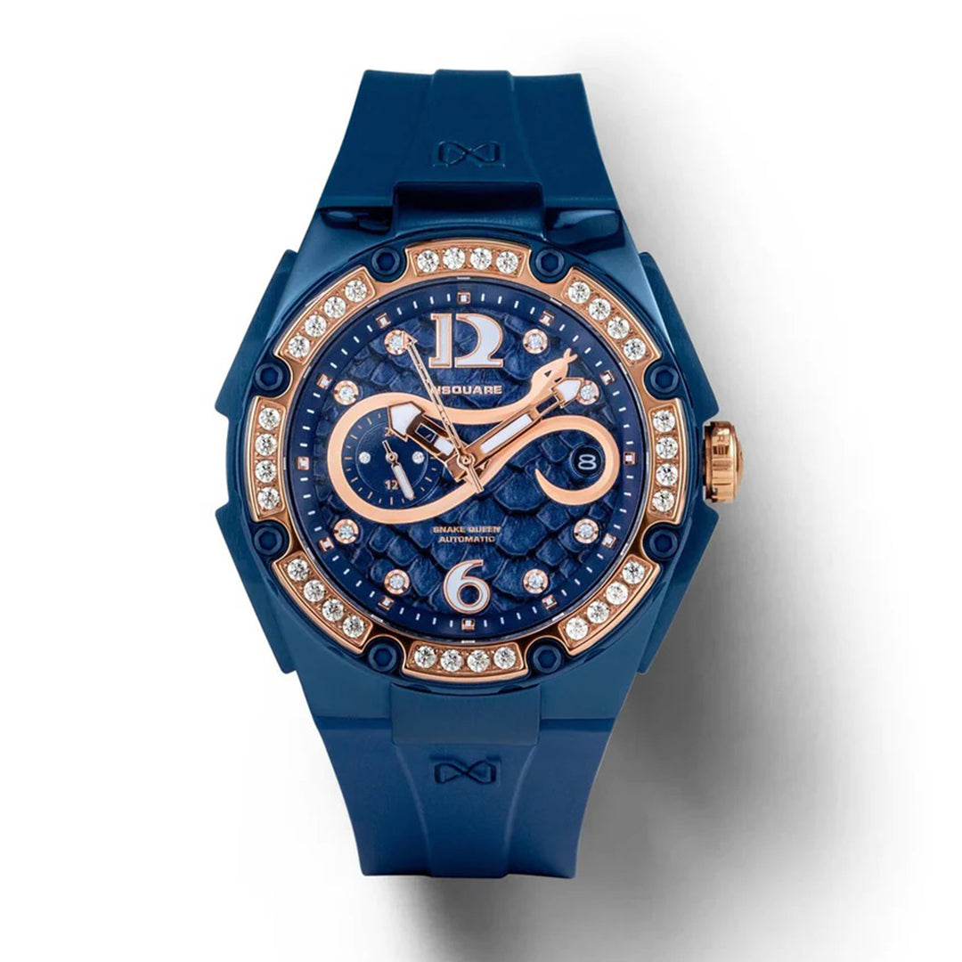 Snakequeen 39 mm Automatic Swarovski Crystal Women's Watch - L0472-N48.12