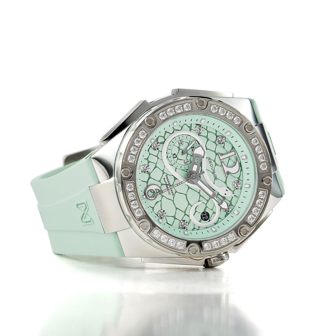 Snakequeen 39 mm Automatic Swarovski Crystal Women's Watch - L0472-N48.1