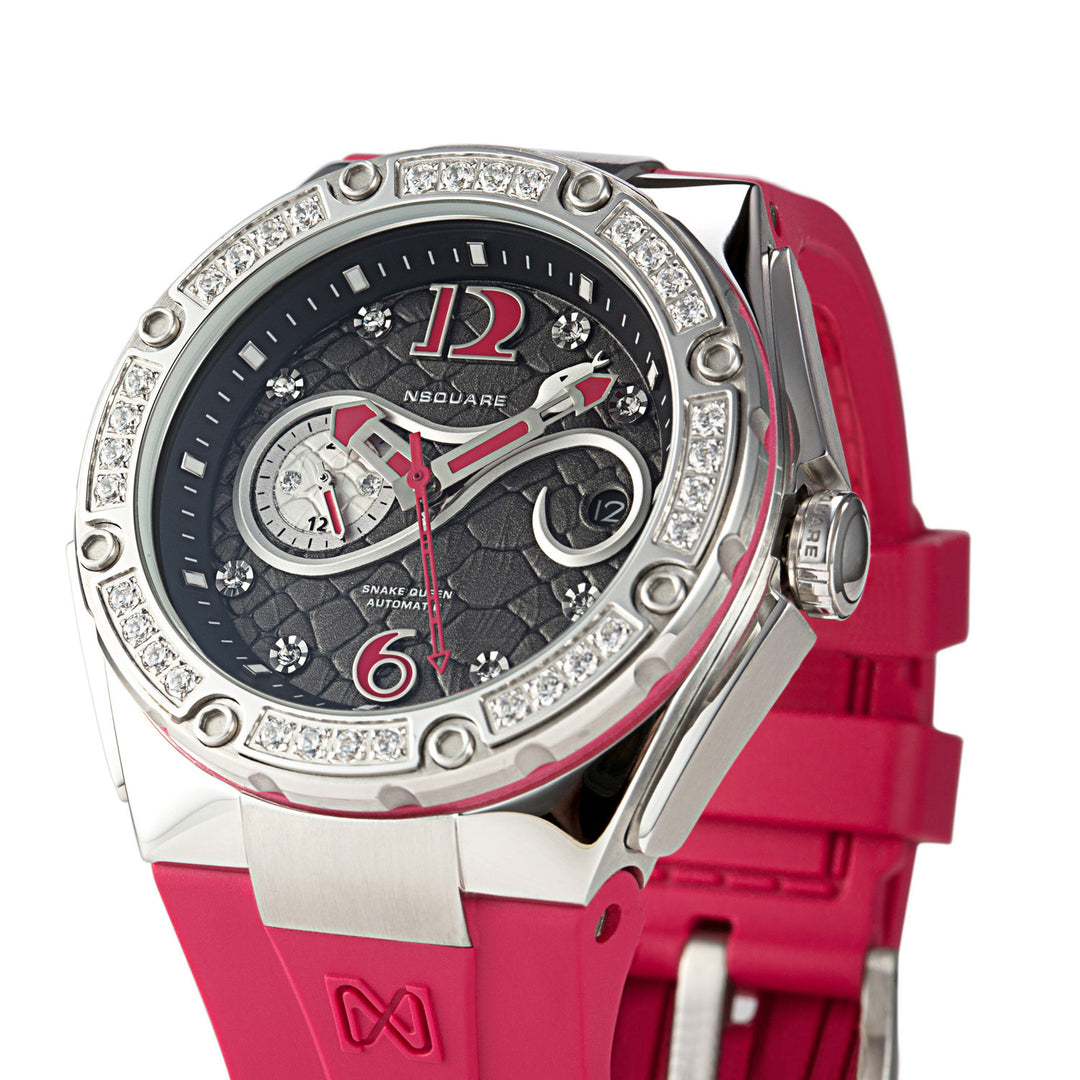 Snakequeen 39 mm Automatic Swarovski Crystal Women's Watch - L0472-N48.5