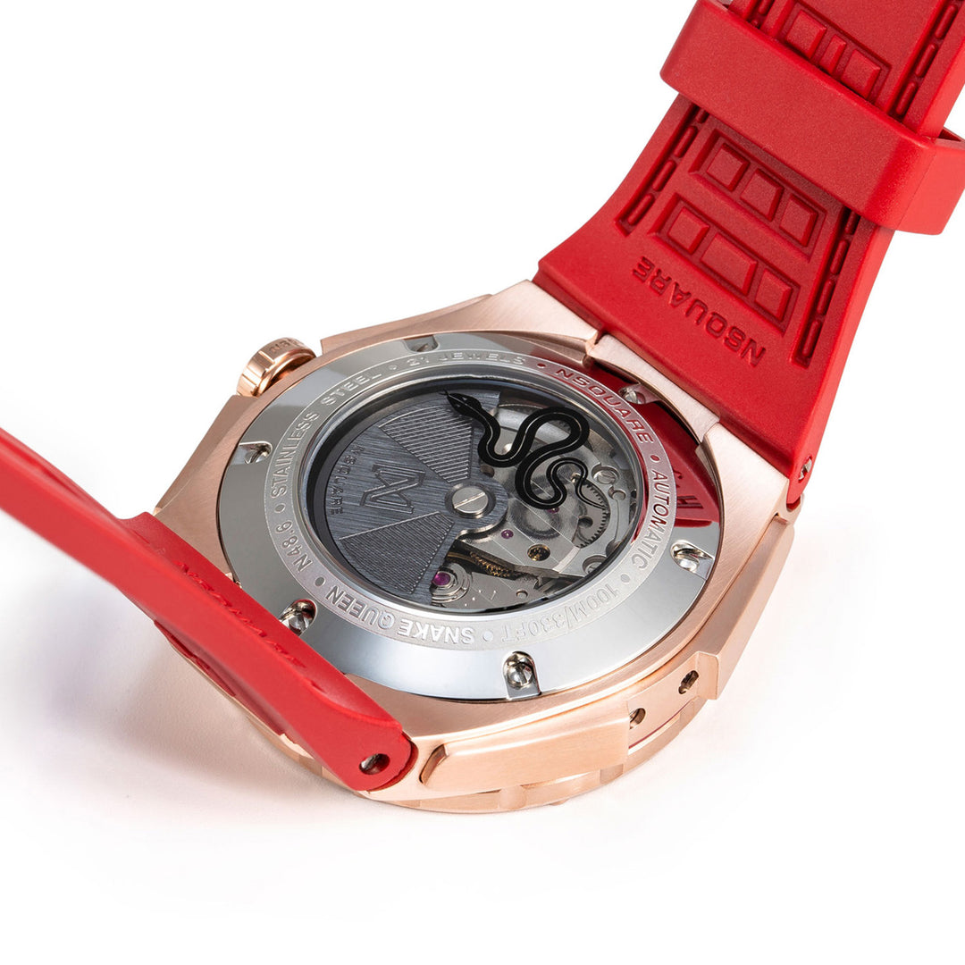 Snakequeen 39 mm Automatic Swarovski Crystal Women's Watch - L0472-N48.6