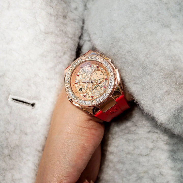 Snakequeen 39 mm Automatic Swarovski Crystal Women's Watch - L0472-N48.6